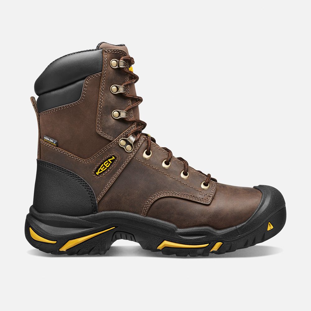 Keen Laarzen Heren Bruin - Mt Vernon 8" (Steel Toe) - 43870-APOM